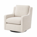 Drehbarer Polstersessel Beige 80x75x90 cm