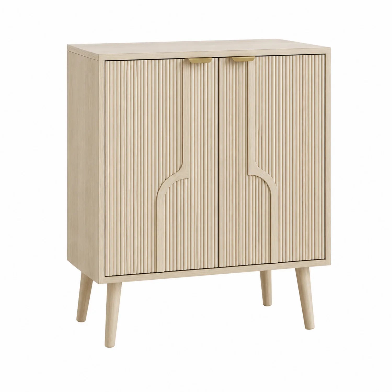 Sideboard aus Eichenholz Hell 100x80x40cm