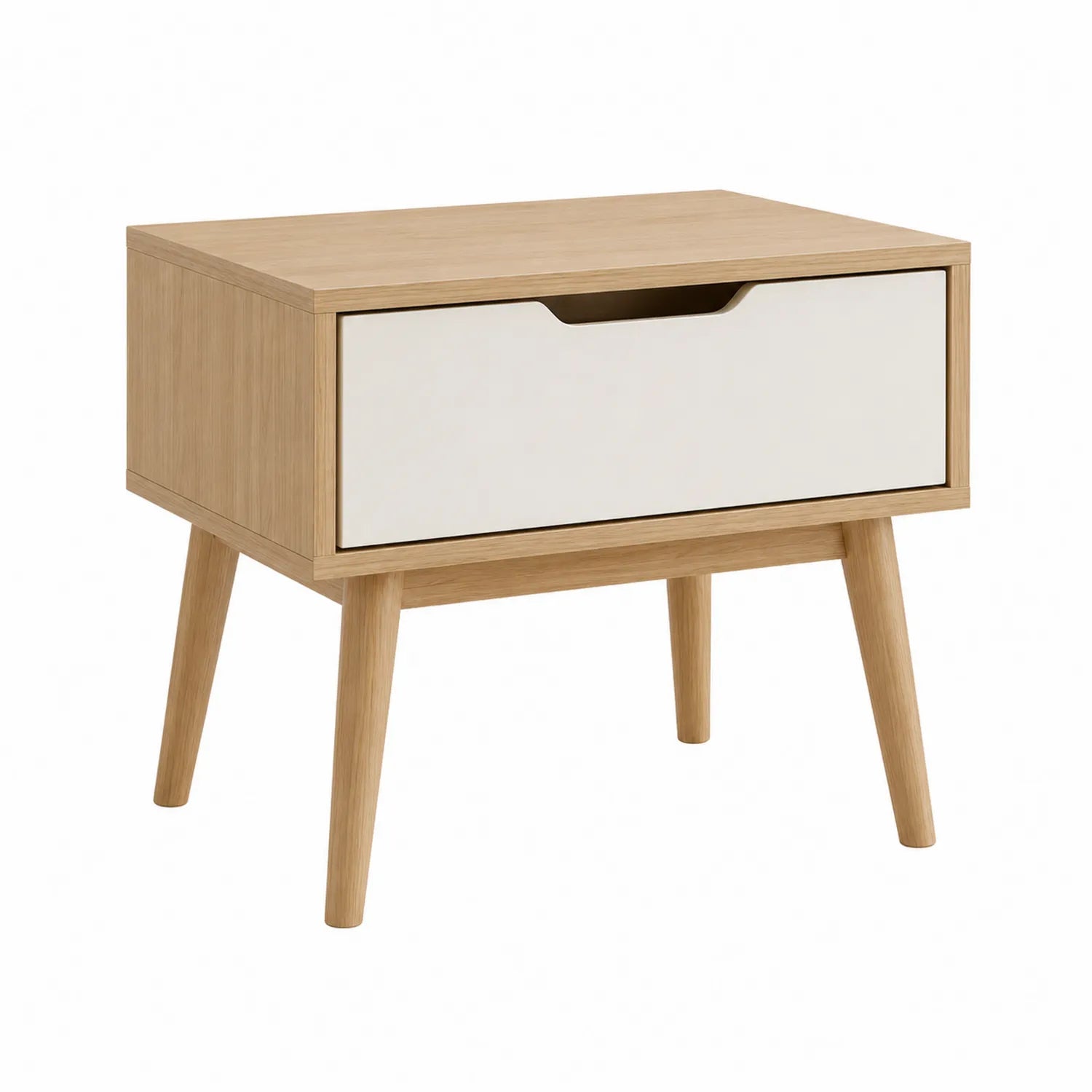 Nachttisch aus Holz mit Schublade 50x40x55cm