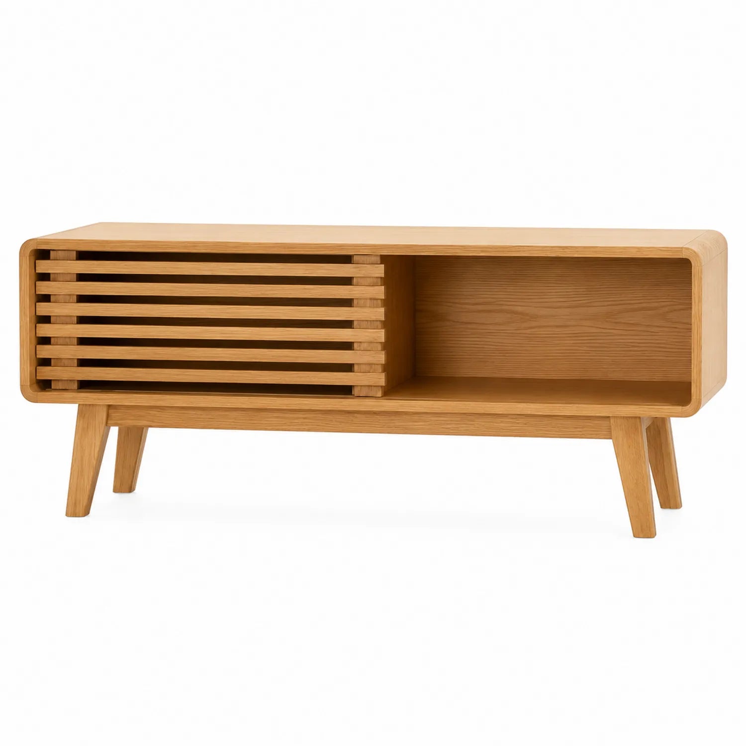 TV-Schrank Holz Eiche Natur 120x40x45 cm