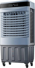 Elektrische Kühlbox 3-in-1-Ventilator, 3 Geschwindigkeiten, Oszillation, großer Wassertank, mobile Kühlbox, 120°-Oszillation