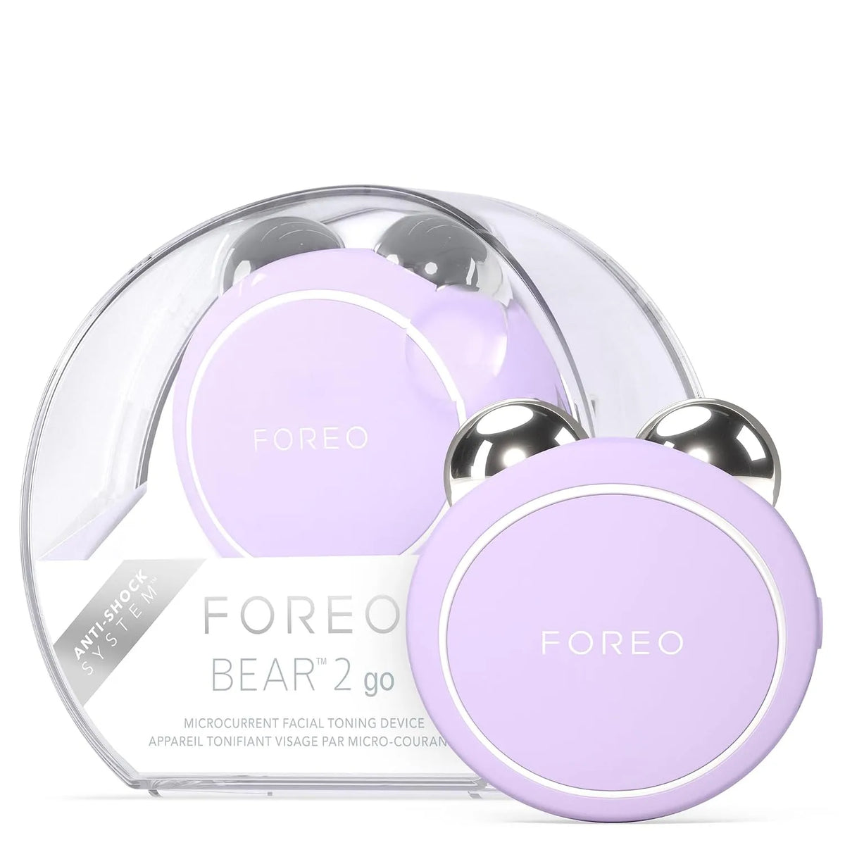 BEAR 2 Mikrostrom Gerät, Aging Gerät, Mikrostrom-Gesichtsgerät, Hautpflegegerät, Reisegerät, für feine Linien & Falten, FOREO BEAR