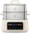 Dampfgarer, 12.5 L, Edelstahl, Elektrischer, Fulgutonit 304 Edelstahl Elektrischer Dampfgarer 12