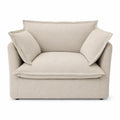 Boucl¨¦ Zweisitzer Sofa Beige