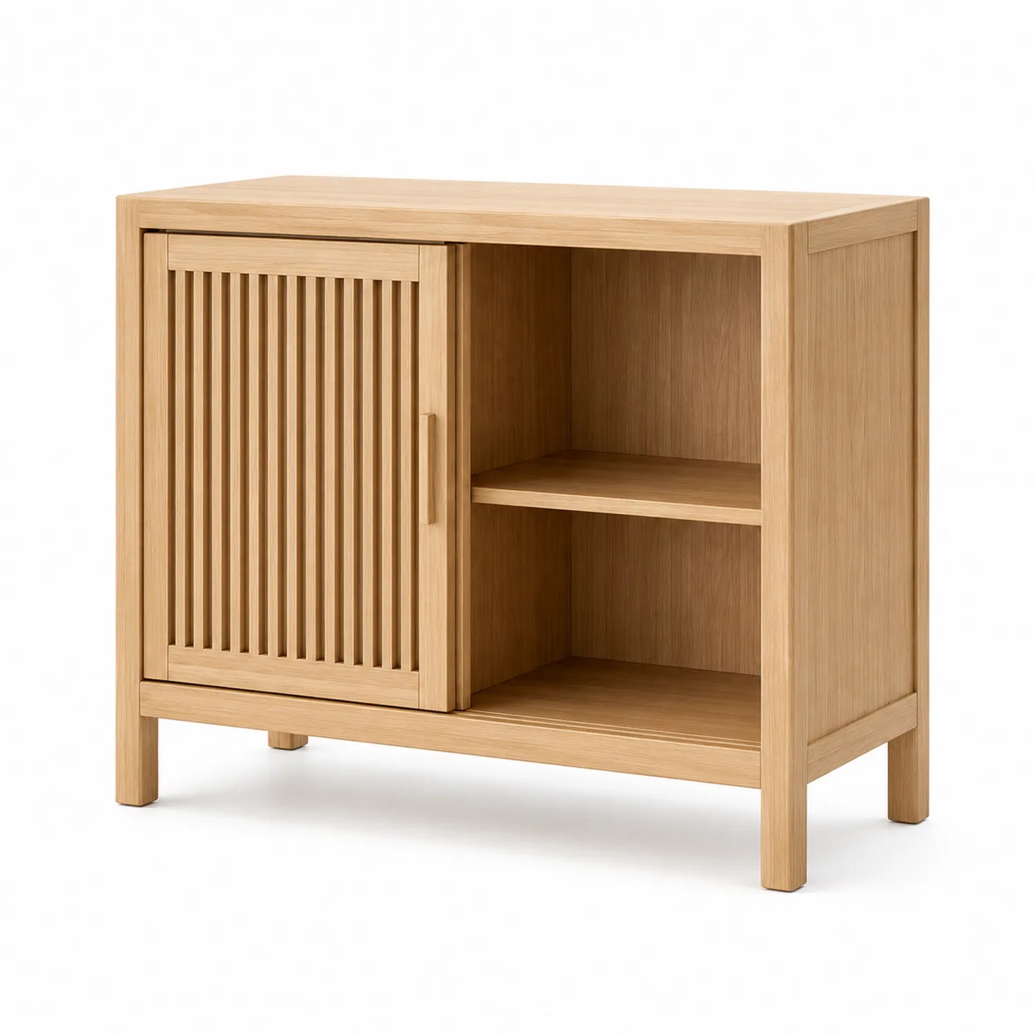 Sideboard Eiche Massivholz Natur 90x40x75cm