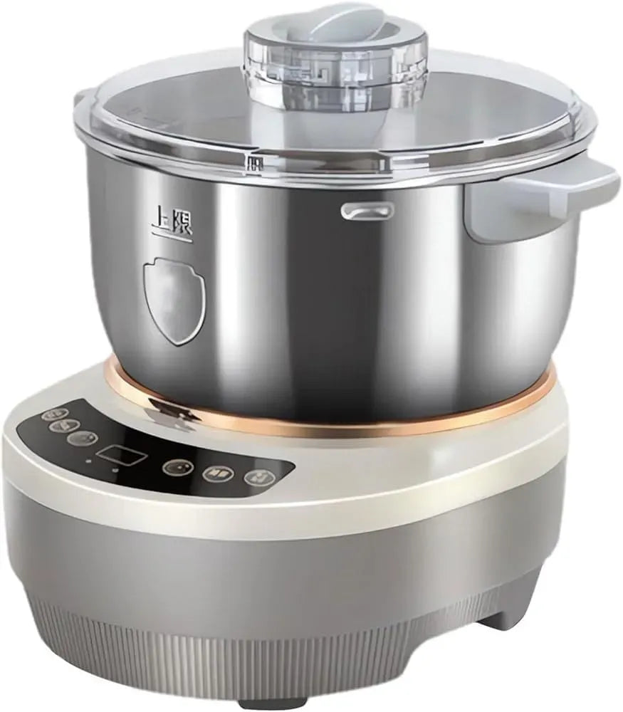 5L/7L Teigknetmaschine, Teigmaschine, 7 L, 25 bis 38 °C, 5 L, Antihaftbeschichtung, Edelstahl