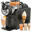 5-In-1 Softeismaschine, Slush-Maschine, Imbisswagen, Speiseeismaschine, Slush-Eisbereiter, 185 W, 2000 Ml, Schwarz, für Slush-EIS Und Kaltgetränke