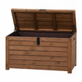 Aufbewahrungsbox Kiefernholz Braun 120x60x50 cm