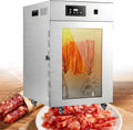24-Stunden-Timer Trockenschrank, 30 bis 90 °C, 7,5 Kg, Edelstahl, für Fleisch