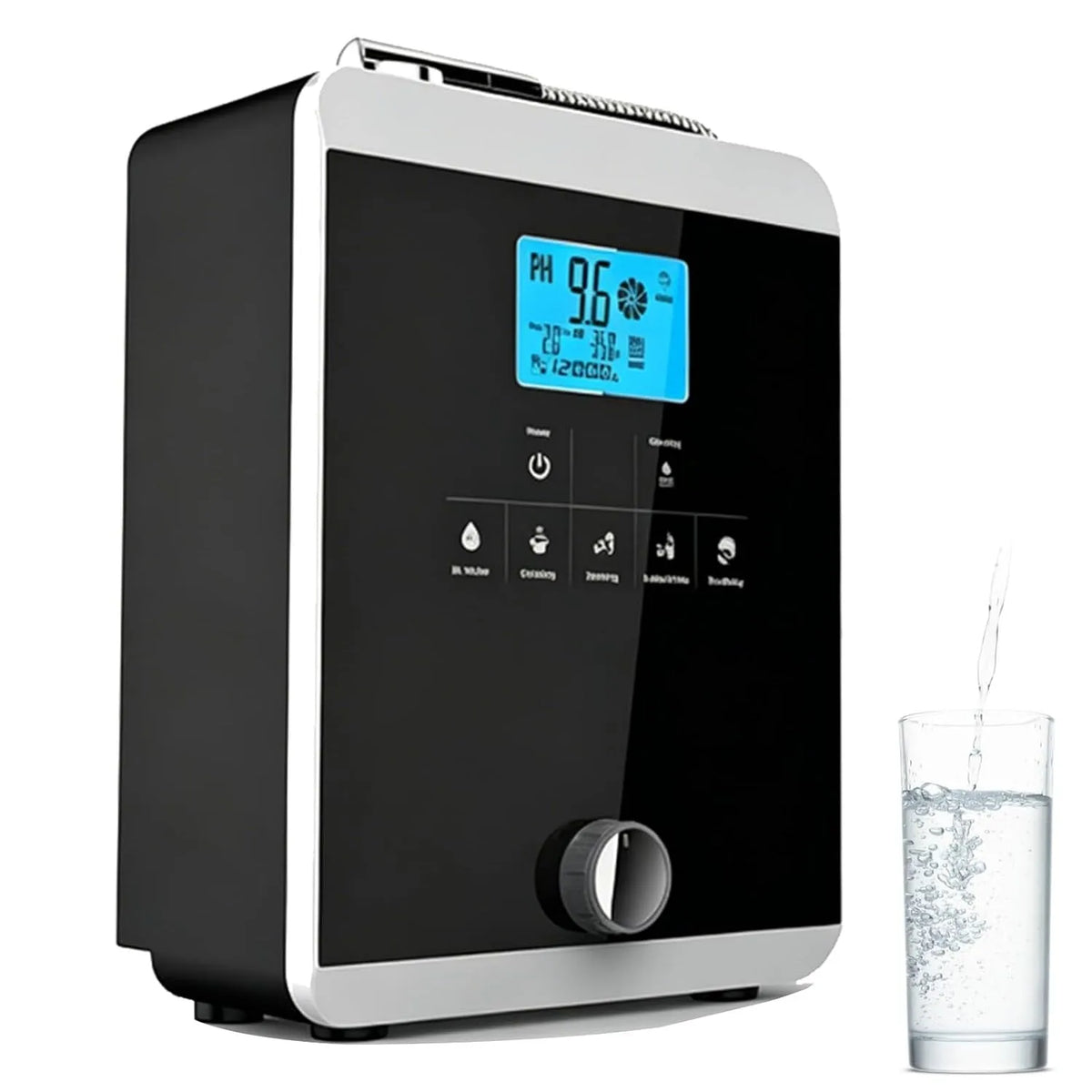 Black1 Wasseraufbereiter, Wassermaschine, Filter, 8000 L, Schwarz