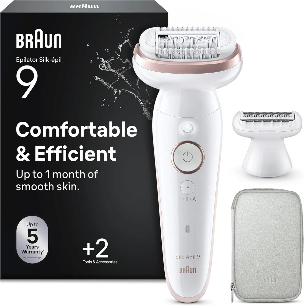 Braun Epilierer, IP65, Weiß, für Eine Einfache Haarentfernung