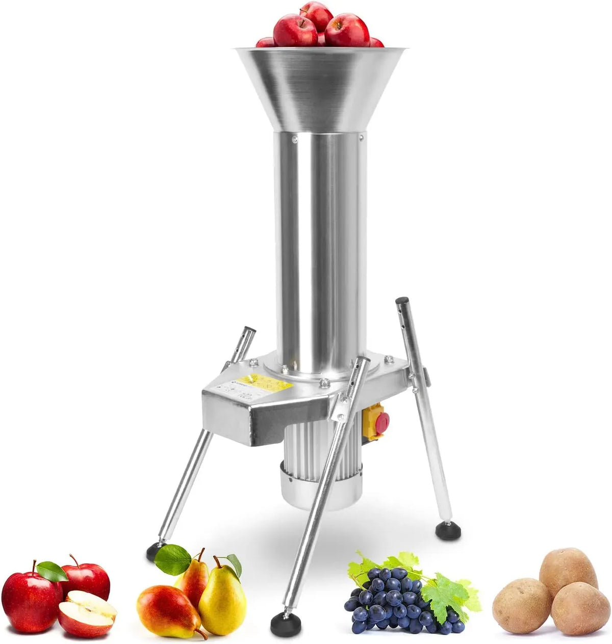 1100W/2800rpm Rübenmühle/Obstmühle, Beerenmühle, motor, 1100 W, Edelstahl, für müheloses Hacken, STREND PRO