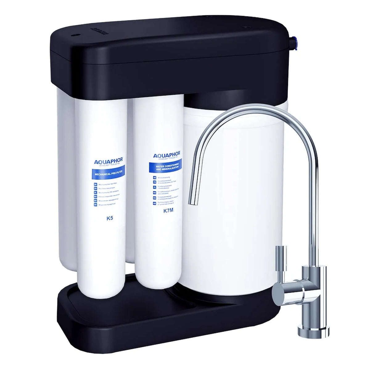 DWM 102S 15L. Umkehrosmose-Anlage, 15 L, Schwarz, AQUAPHOR